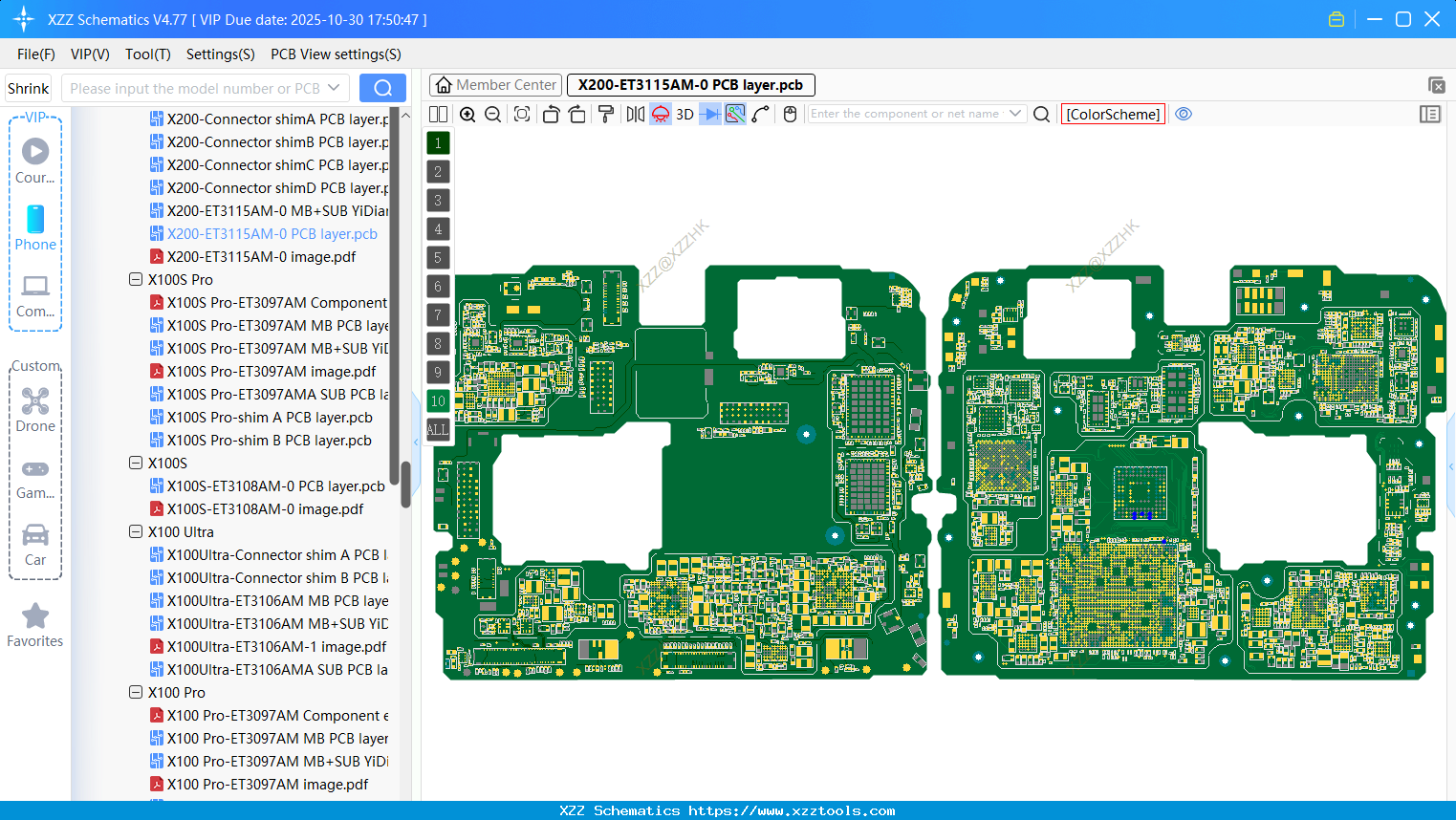 VIVO X200-ET3115AM-0 PCB Layer